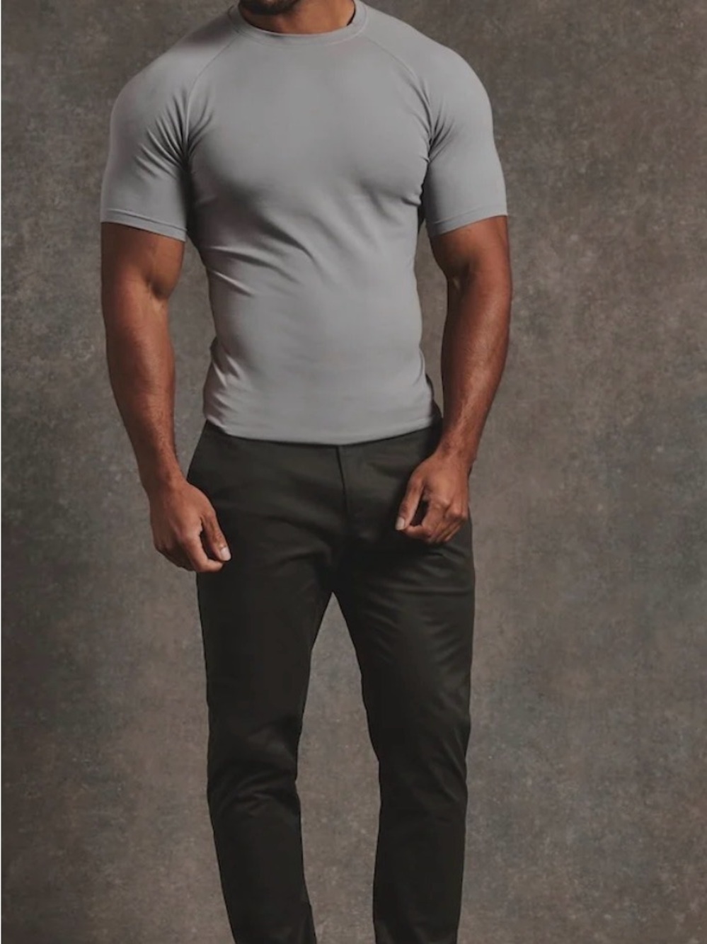 Tailored Athlete Basic Fit Tee Grey - Size XL NWOT - Picture 3 of 7